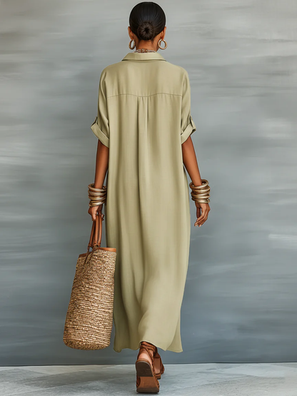 Anann | Long Shirt Dress