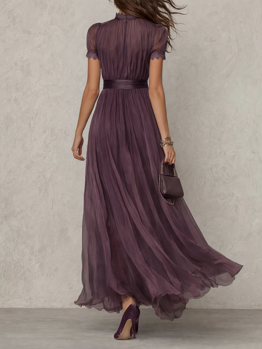 Fionnuala | Lace Detail Maxi Dress