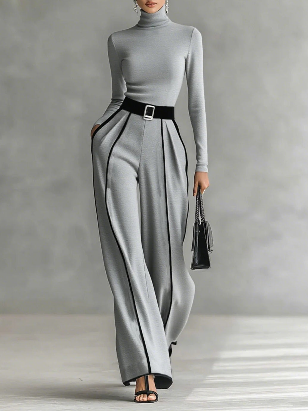Scáthach | Elegant ensemble with contrast detail