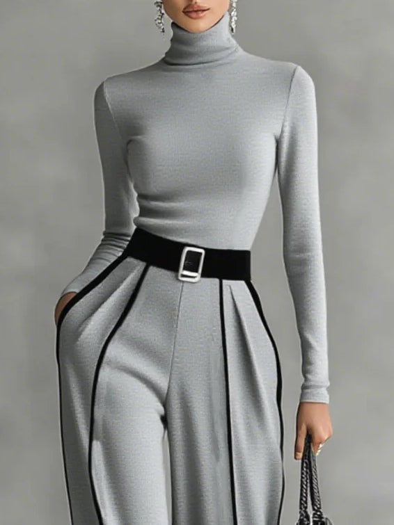 Scáthach | Elegant ensemble with contrast detail