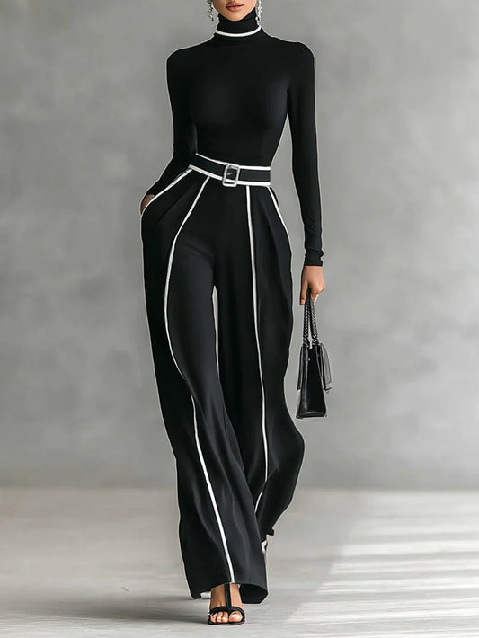 Scáthach | Elegant ensemble with contrast detail