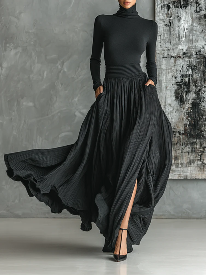 Aoibheann | Elegant ensemble with a pleated skirt