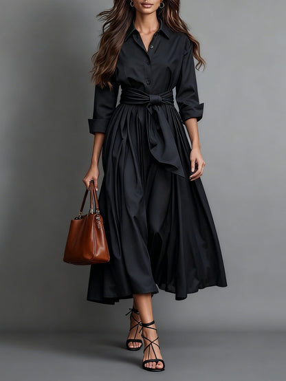 Onóra | Elegant Maxi Dress with Knot Detail