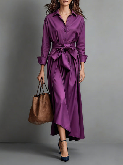 Onóra | Elegant Maxi Dress with Knot Detail