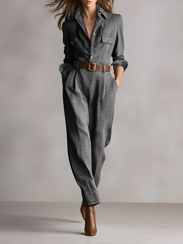 Tara | Elegant monochrome plaid