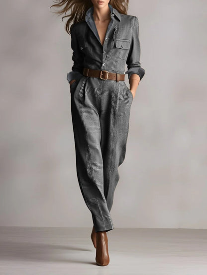 Tara | Elegant monochrome plaid
