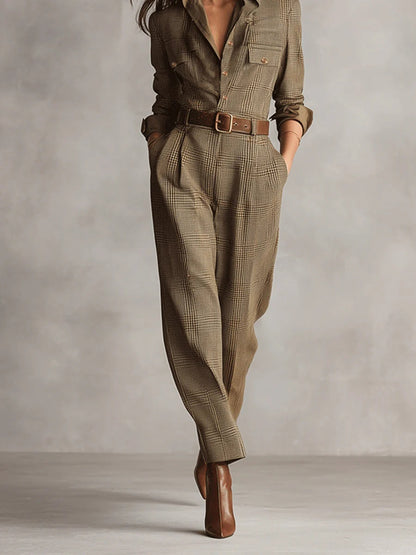 Tara | Elegant monochrome plaid