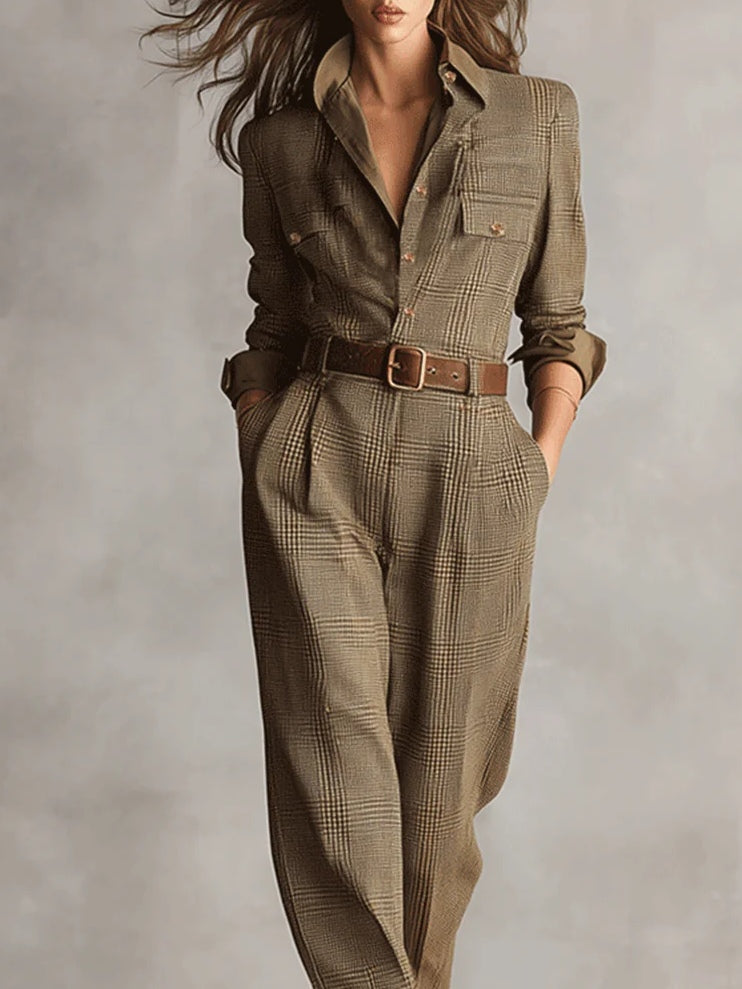 Tara | Elegant monochrome plaid