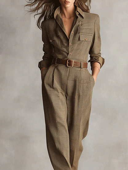 Tara | Elegant monochrome plaid
