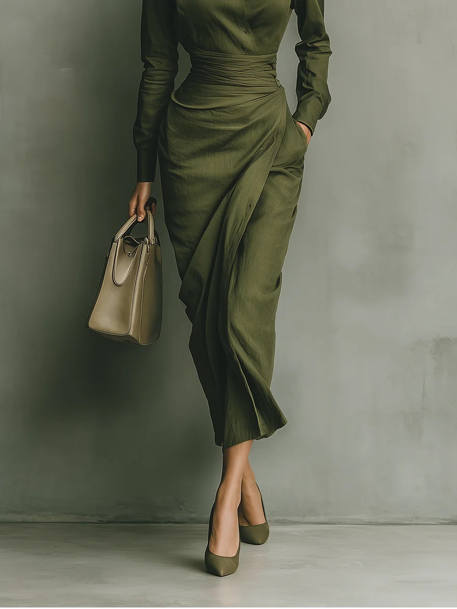 Coca | Elegant Fitted Maxi Dress