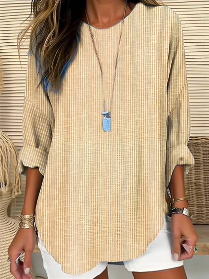 Mary | Trendy Striped Blouse