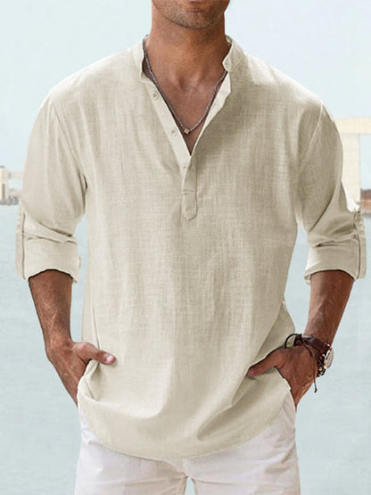 Niall | The Collarless Shirt