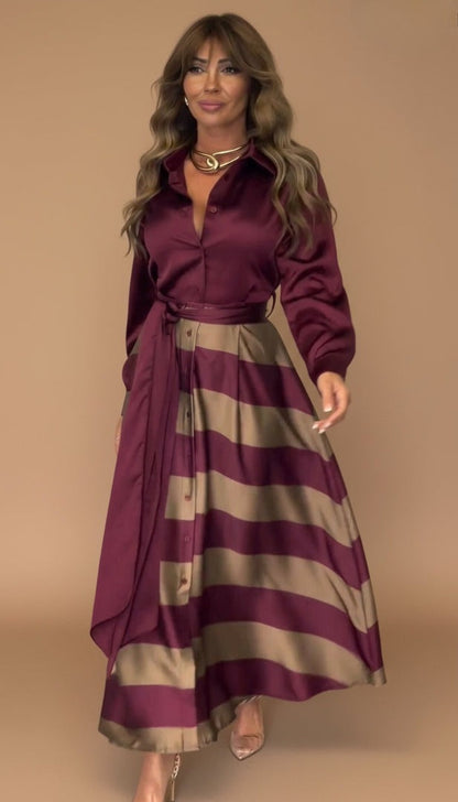Órla | Striped Maxi Dress