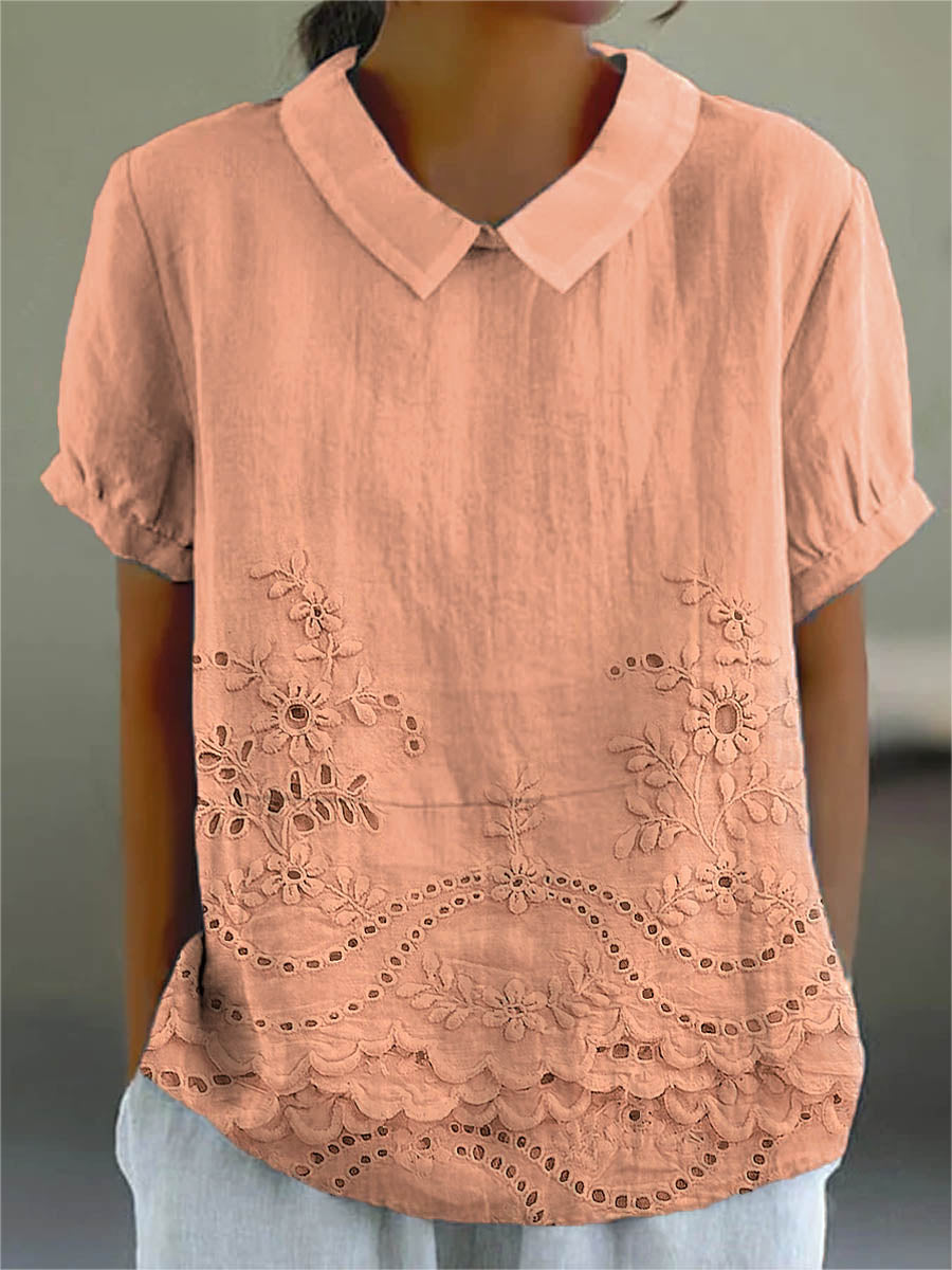 Darragh | Floral Embroidered Shirt
