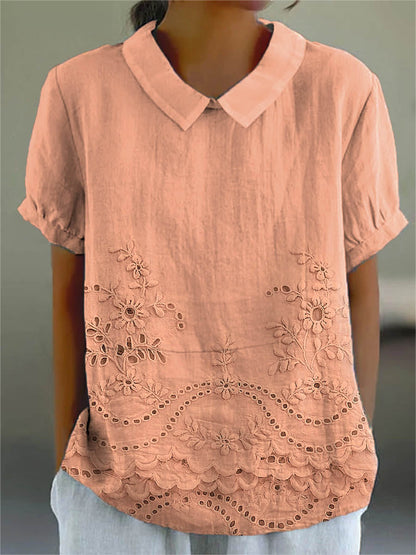 Darragh | Floral Embroidered Shirt