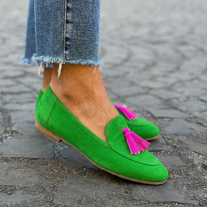 Saoirse Tassel-Embellished Loafers