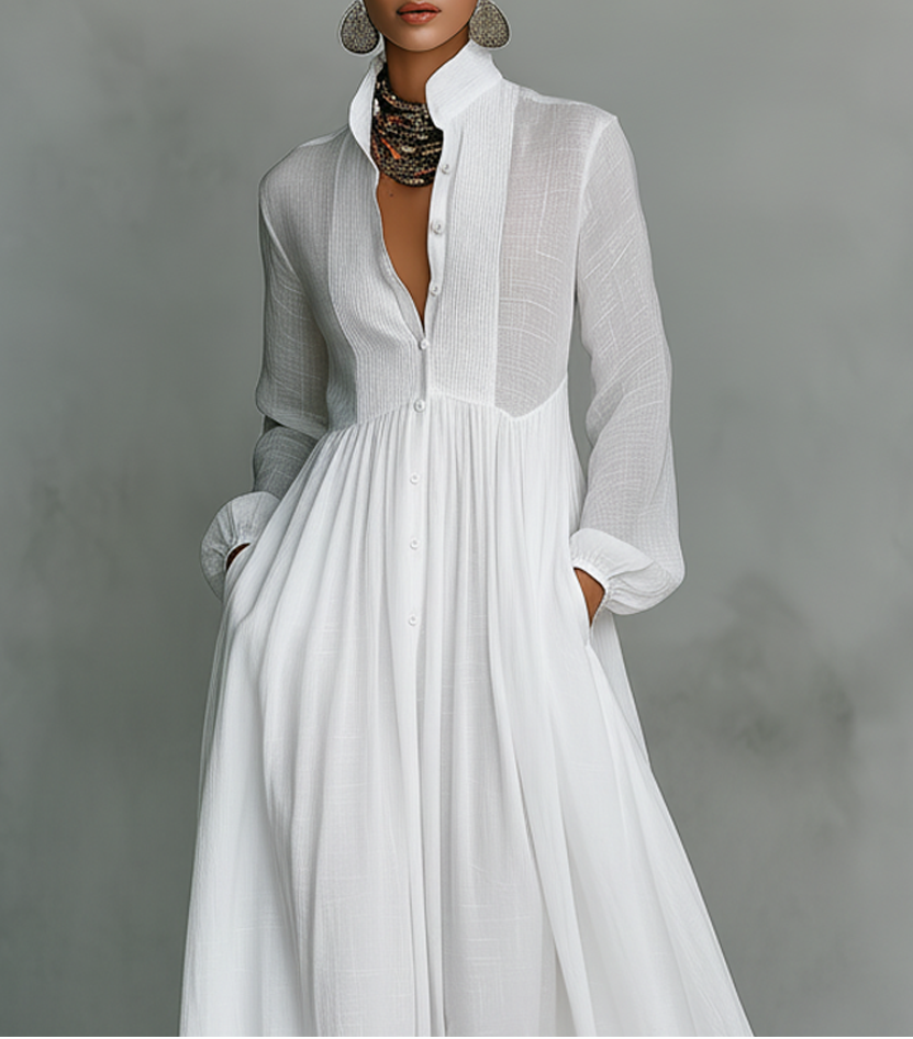 Saoirse™ - Refined Minimalist Maxi Dress