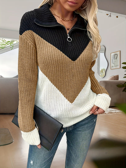 Laura – Zip-up jumper