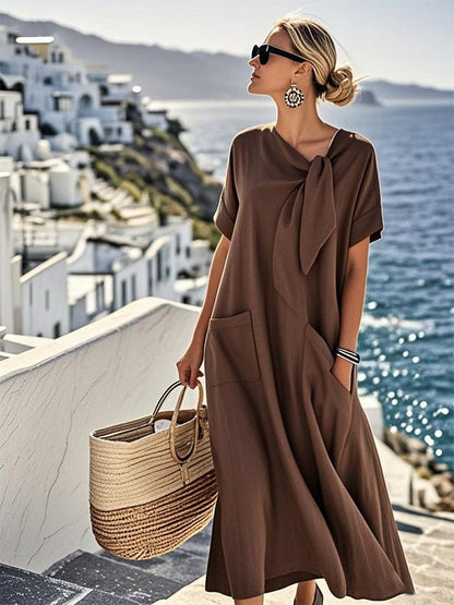 Orla™ - Flowing Cotton Summer Dress