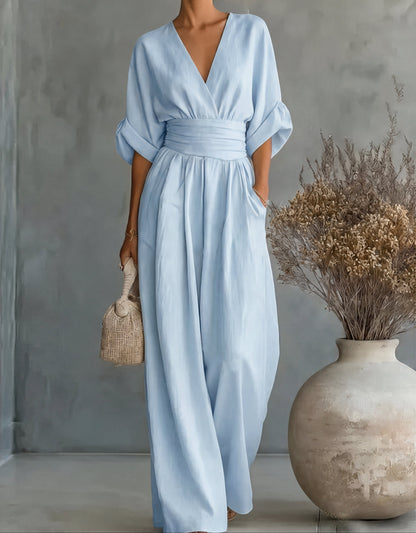 Findabair | Elegant Wide-Leg Jumpsuit