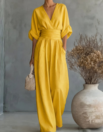 Findabair | Elegant Wide-Leg Jumpsuit