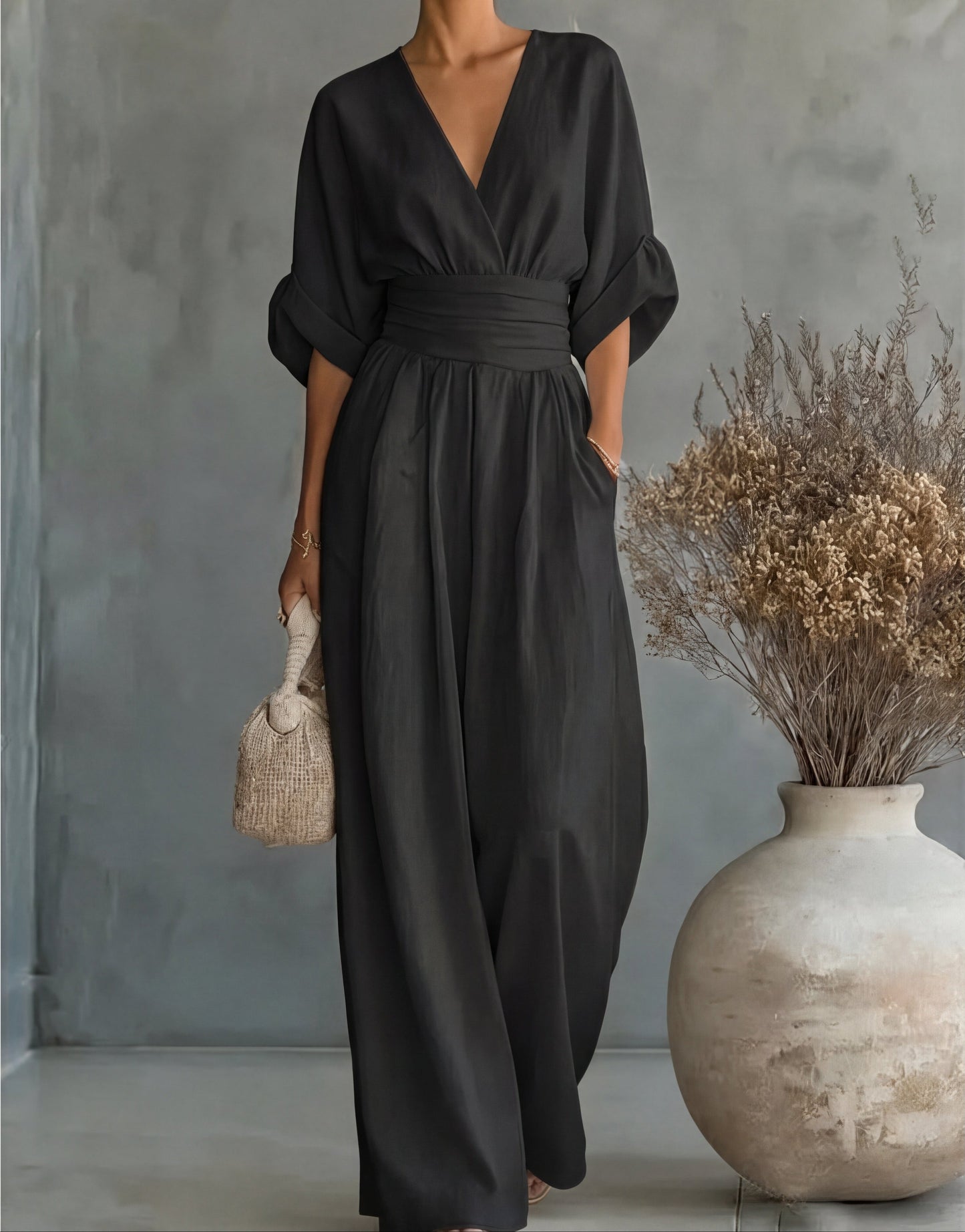 Findabair | Elegant Wide-Leg Jumpsuit