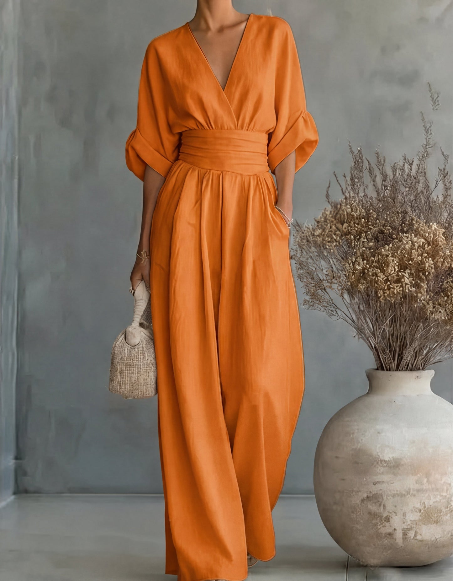 Findabair | Elegant Wide-Leg Jumpsuit