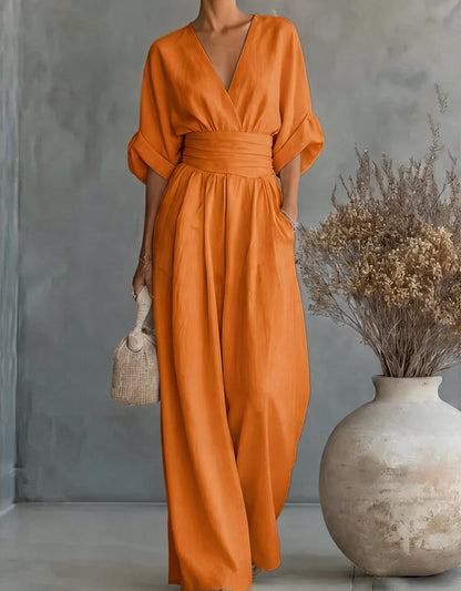 Findabair | Elegant Wide-Leg Jumpsuit