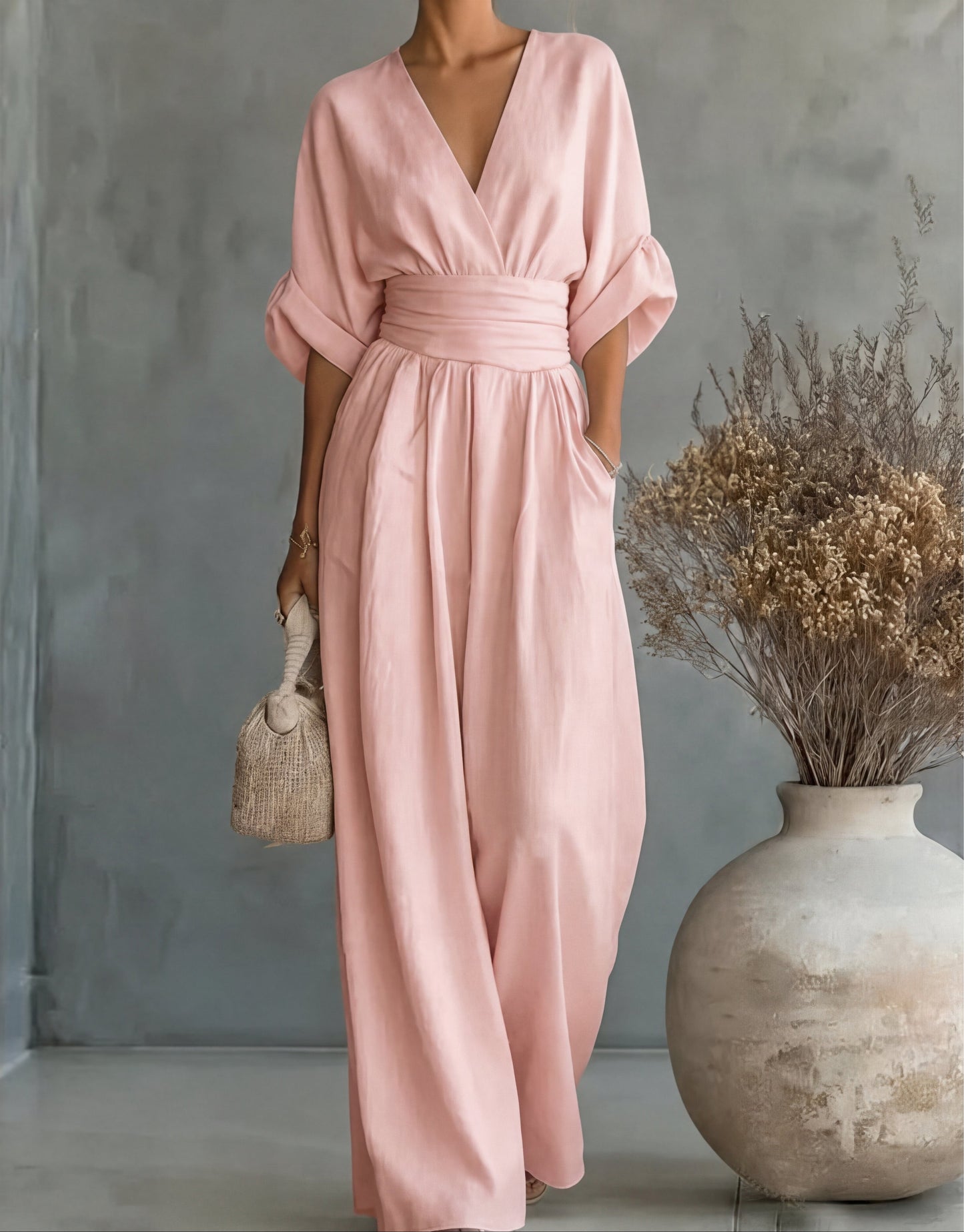 Findabair | Elegant Wide-Leg Jumpsuit