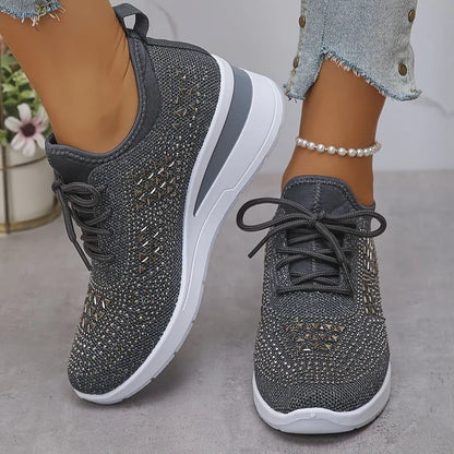 Neasa | Orthopedic Rhinestone Comfort Sneakers