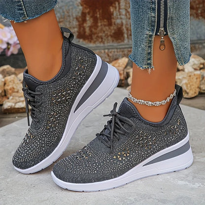 Neasa | Orthopedic Rhinestone Comfort Sneakers