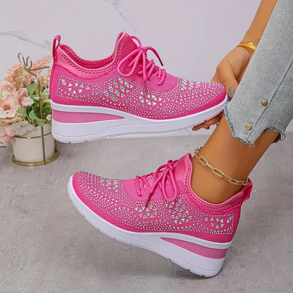 Neasa | Orthopedic Rhinestone Comfort Sneakers