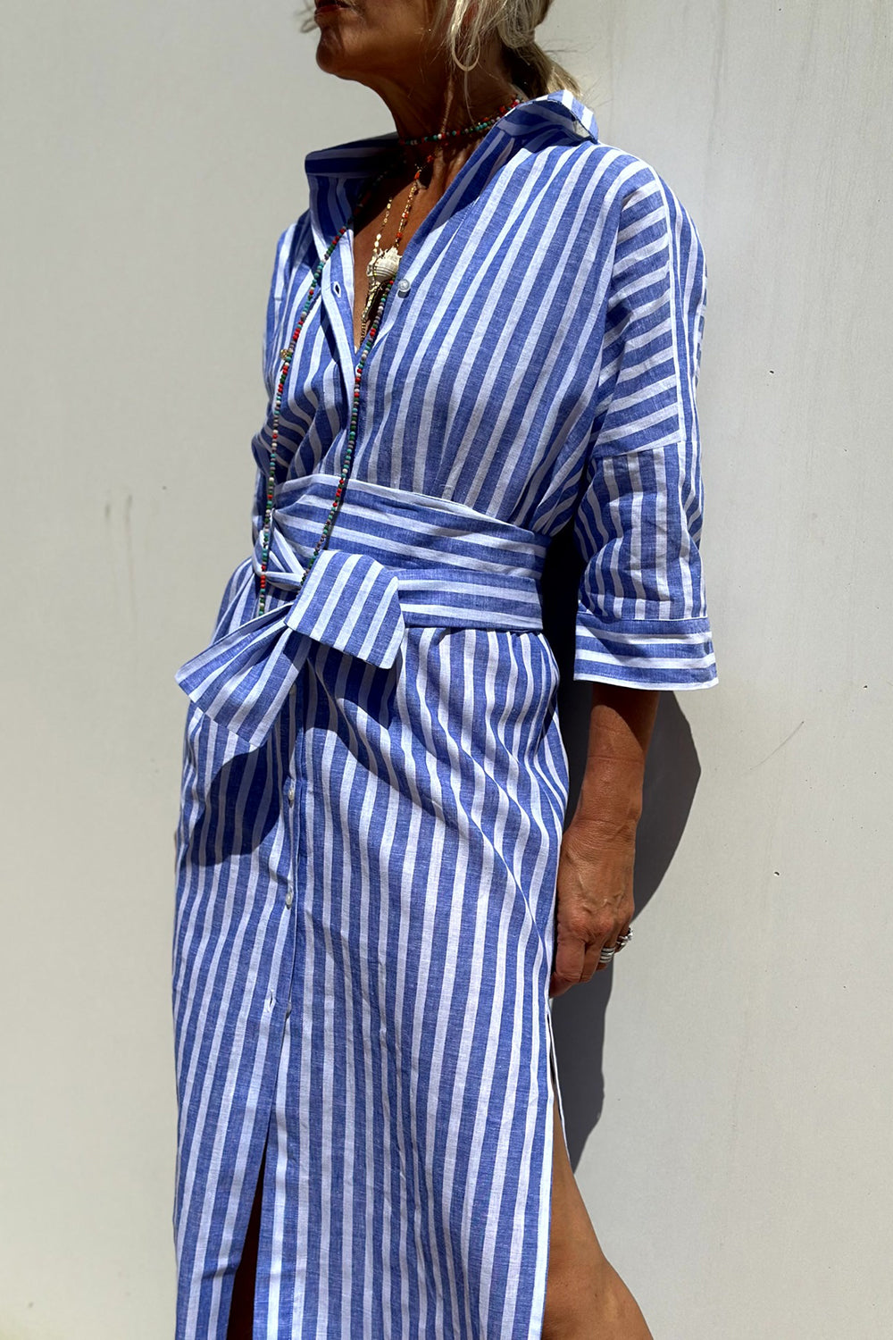 Ciara | Striped Shirt Dress
