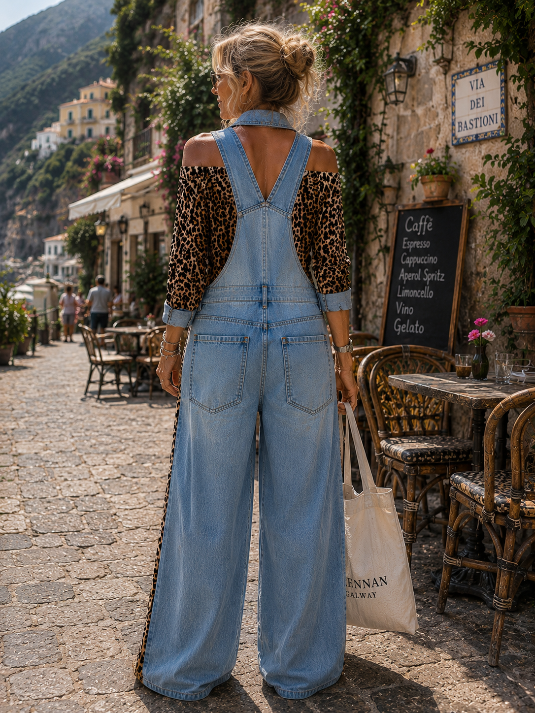 Róisín - One Piece Denim Shirt Jumpsuit