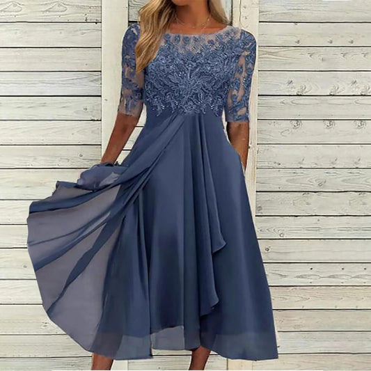 Banna | Elegant Lace Midi Dress