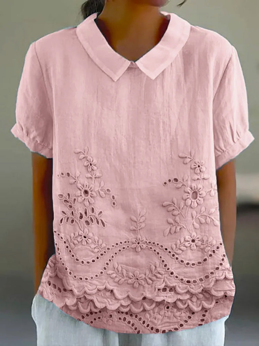 Darragh | Floral Embroidered Shirt