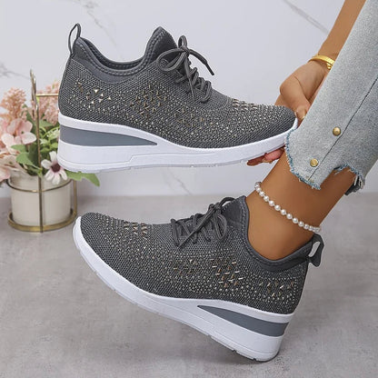 Neasa | Orthopedic Rhinestone Comfort Sneakers