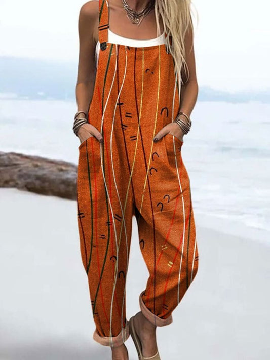 Méabh™ - Printed Summer Dungarees