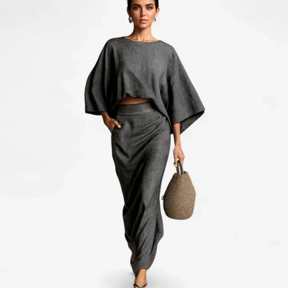 Iseult | Two Piece Set with Skirt