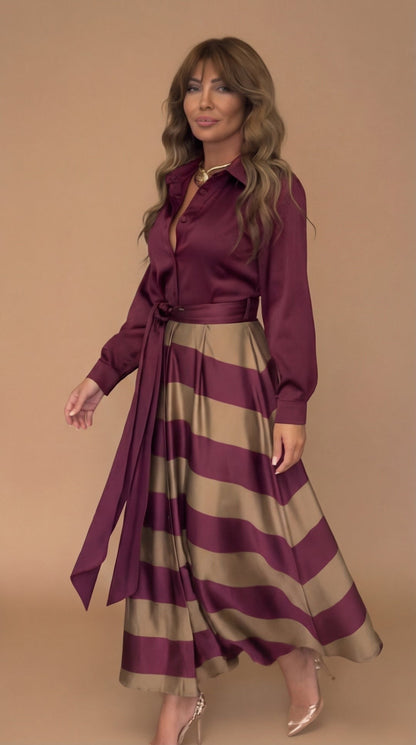 Órla | Striped Maxi Dress