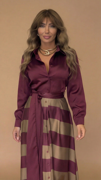 Órla | Striped Maxi Dress