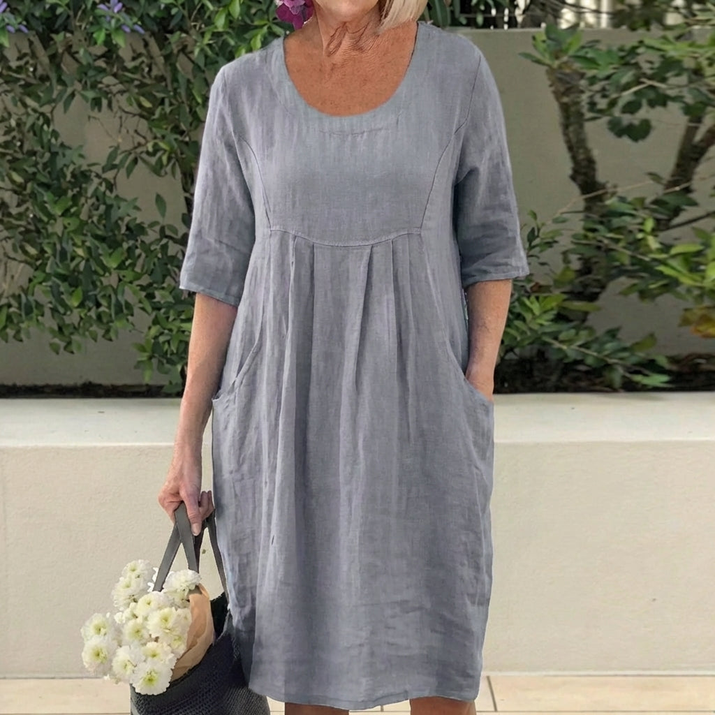 Nóinín | Elegant Dress with Pockets