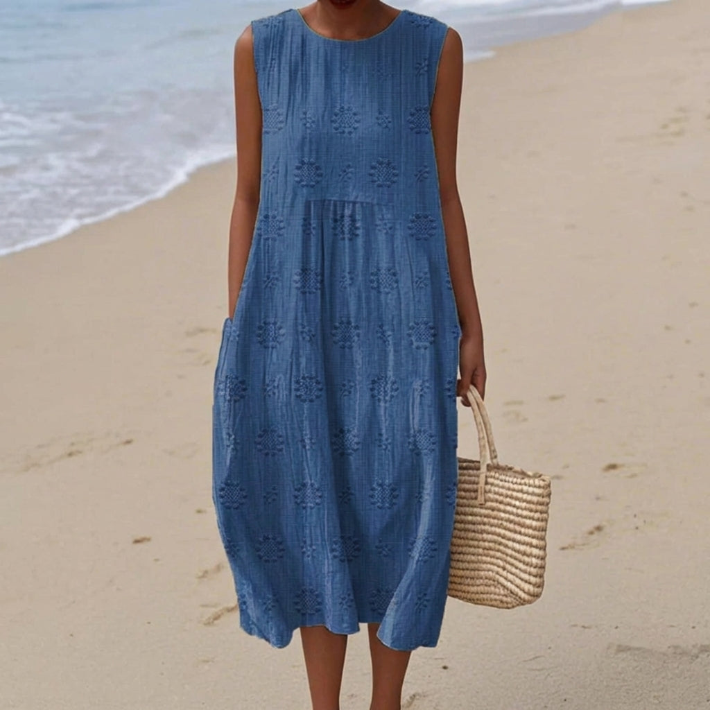 Máire | Patterned Midi Dress