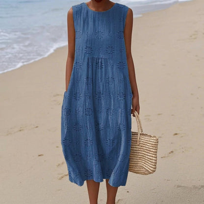Máire | Patterned Midi Dress