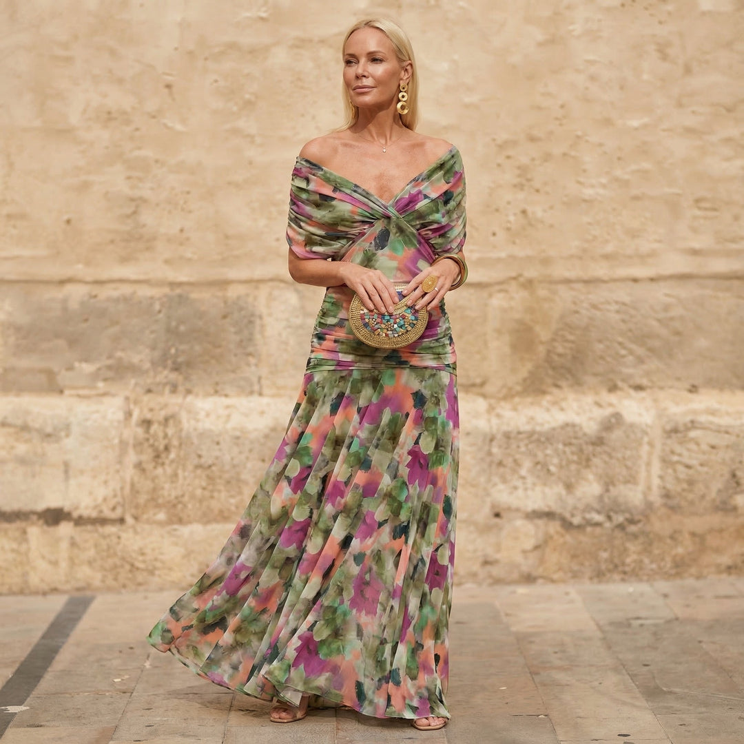 Eilís | Elegant Multicolour Dress