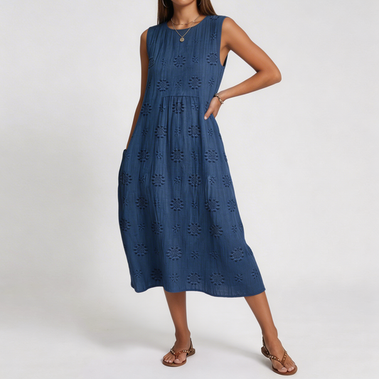 Máire | Patterned Midi Dress