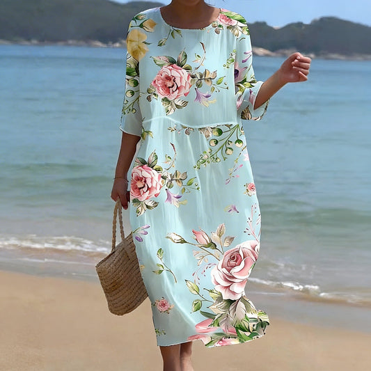 Ríona | Sunset Flower Dress
