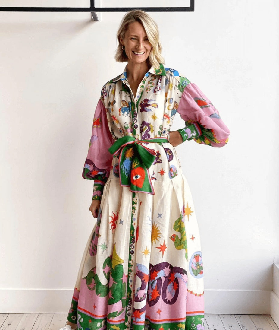 Raghnaid | Luxe Italian-Style Maxi Dress