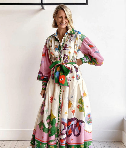Raghnaid | Luxe Italian-Style Maxi Dress