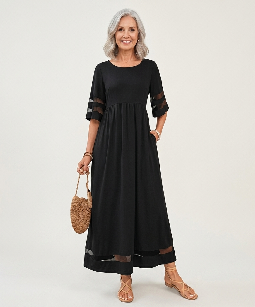 Riona | Tummy-Smoothing Midi Dress
